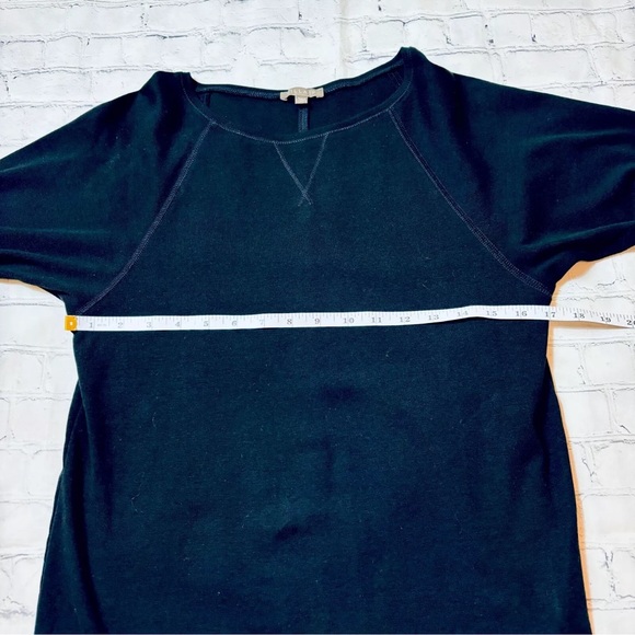 Lilla P Women's Long Sleeve Boat Neck Top Black 100% Cotton Size XS - Picture 7 of 9